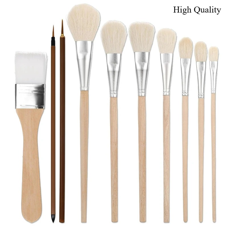 Gouache Paint Set - Juego de 7/10/11 Pinceles Profesionales de