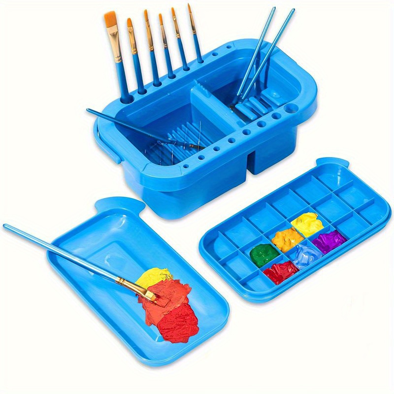 Gouache Paint Set - Lavador de Pinceles 3 en 1