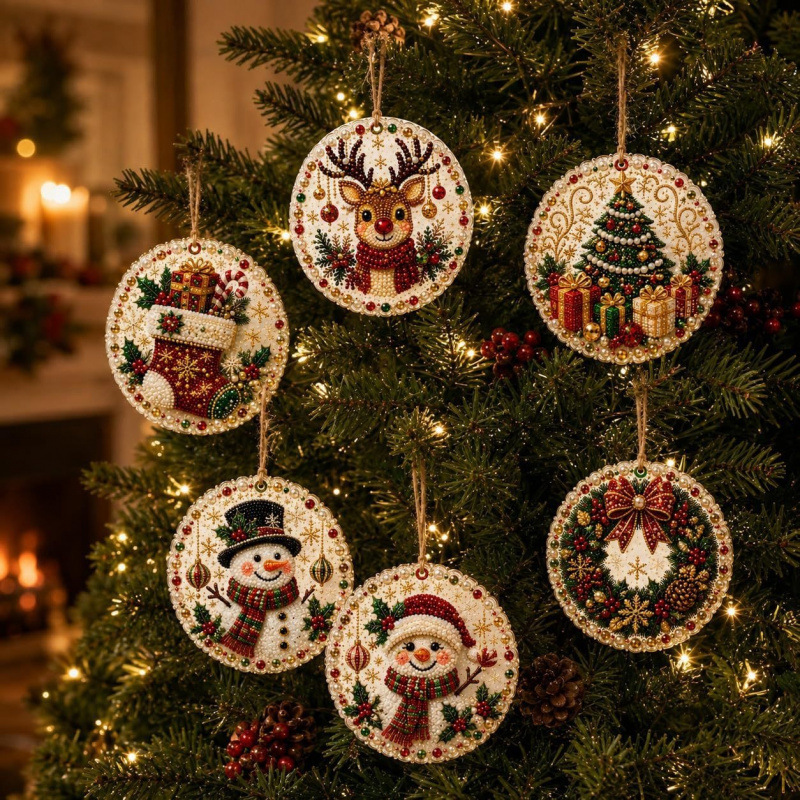 Art Craft Christmas Tree - Kit de 6 piezas para crear