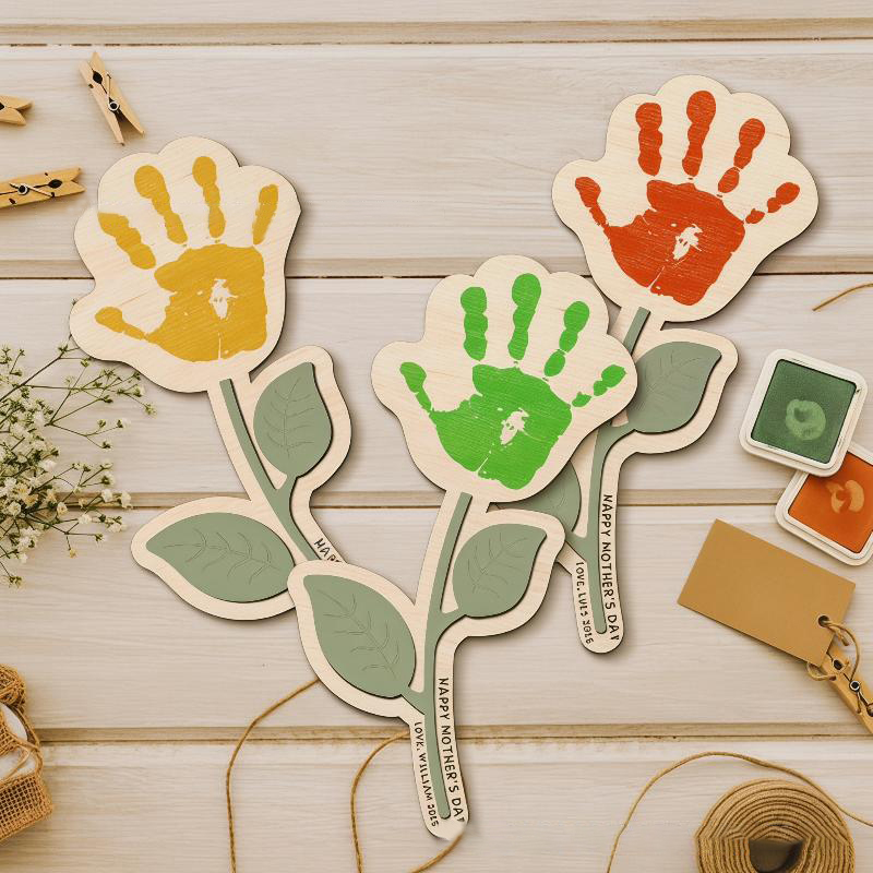 Art And Craft For Nursery - Placa de madera en blanco para