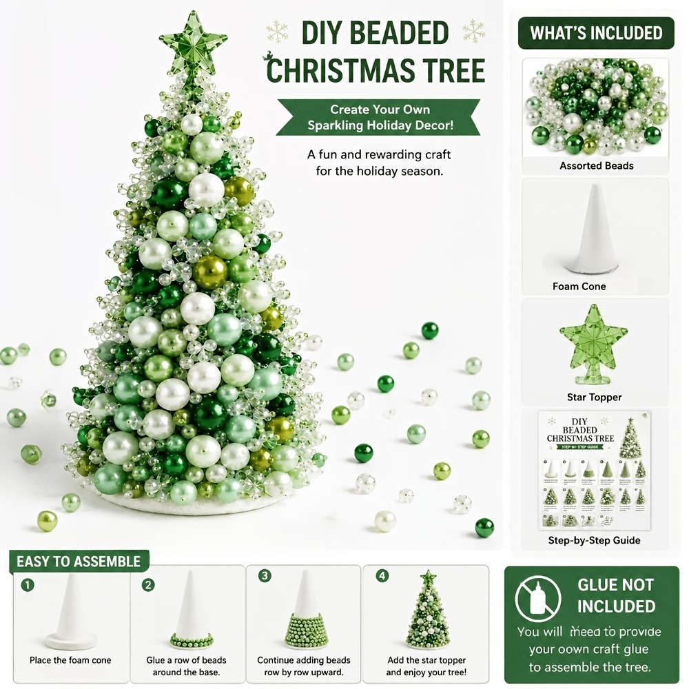 Art Craft Christmas Tree - Kit de árbol de Navidad con