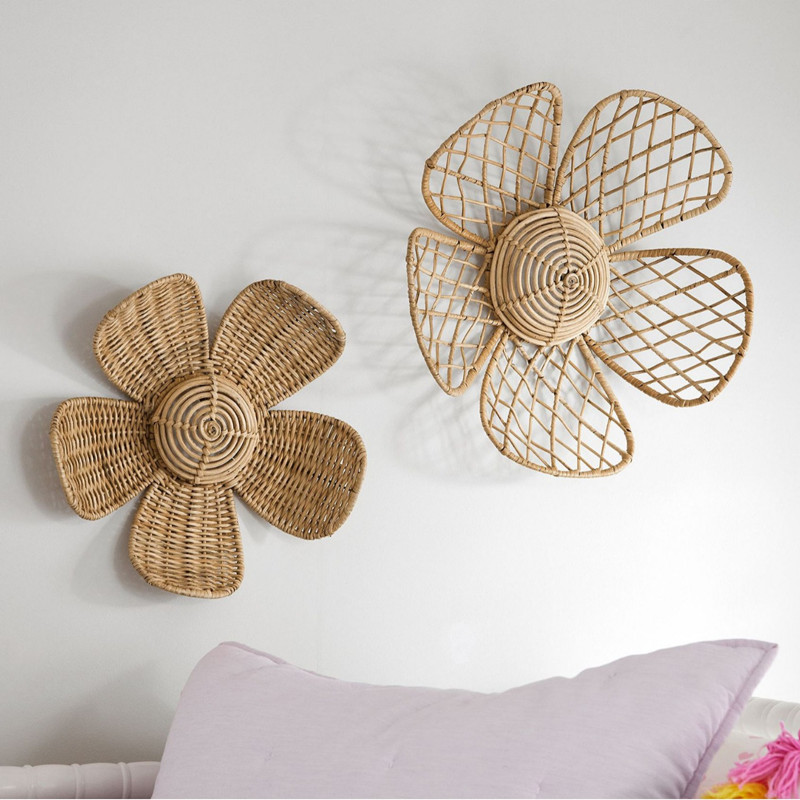 Art Craft New Year - Adornos de pared de flores de
