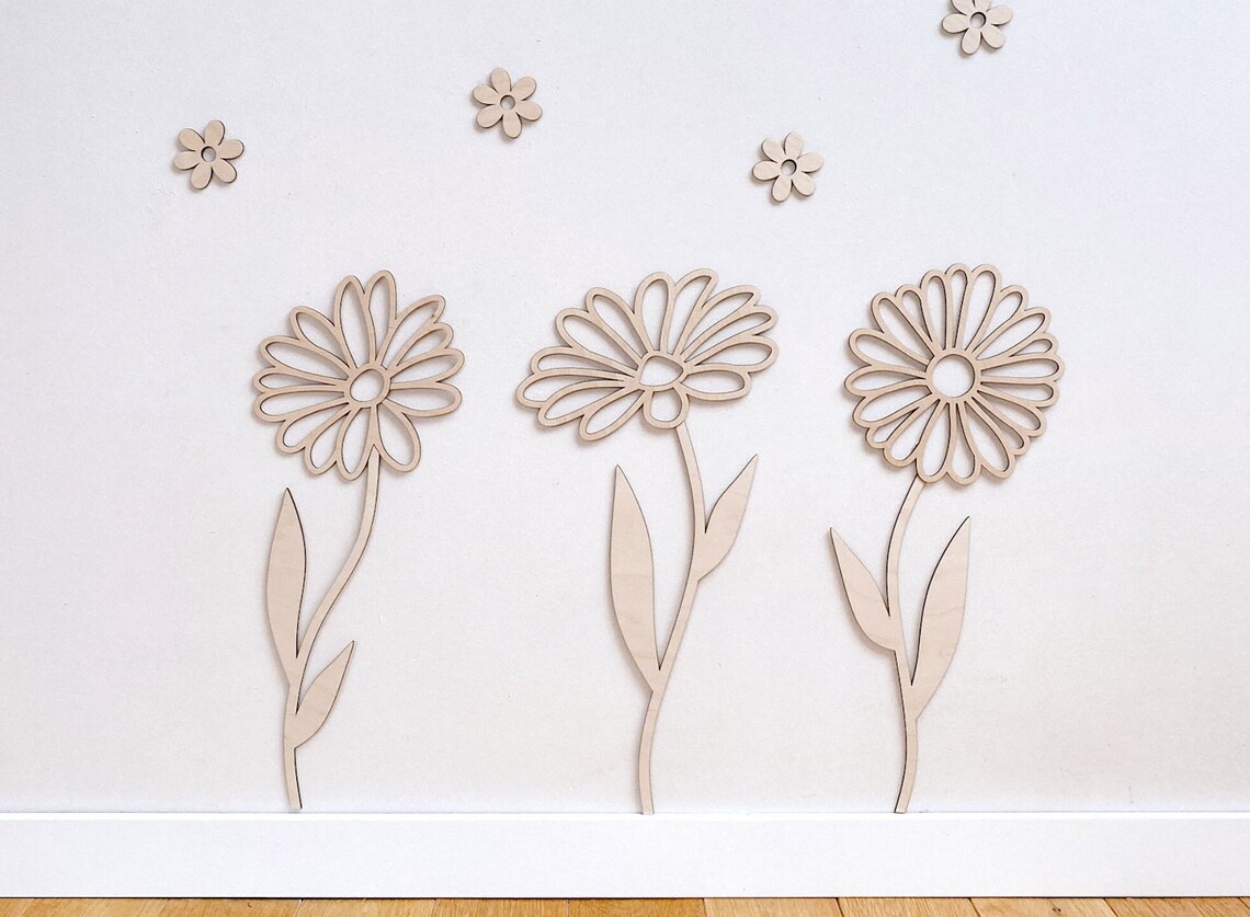 Art And Craft For Nursery - Decoración de pared con flores de