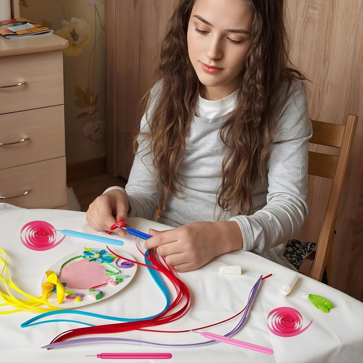 Art Quilling Craft - 2026 + 12 Uds. Herramientas para