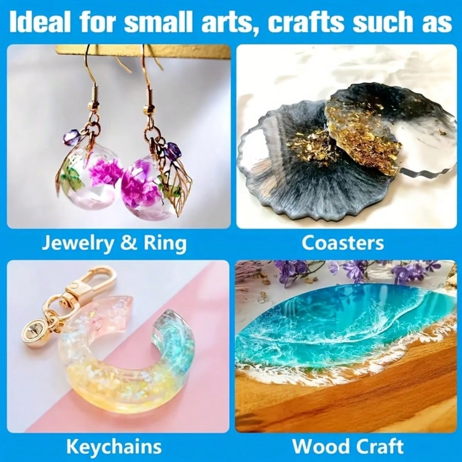 Resina Epoxi Transparente 1:1, - The Art And Craft Of Jewelry reseña y precio