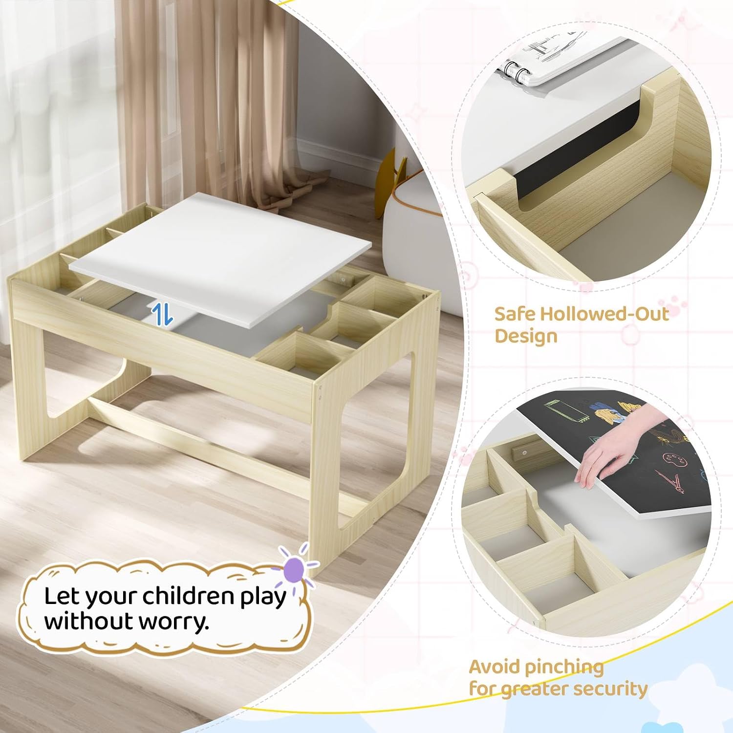 Juego de Mesa y Silla de Arte  - Art And Craft For Nursery reseña y precio