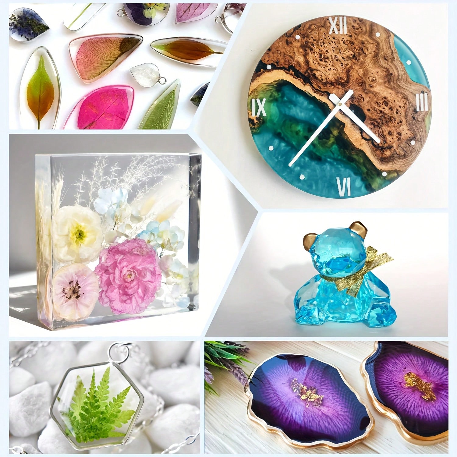 Kit de Resina Epoxi Transparen - The Art And Craft Of Jewelry reseña y precio
