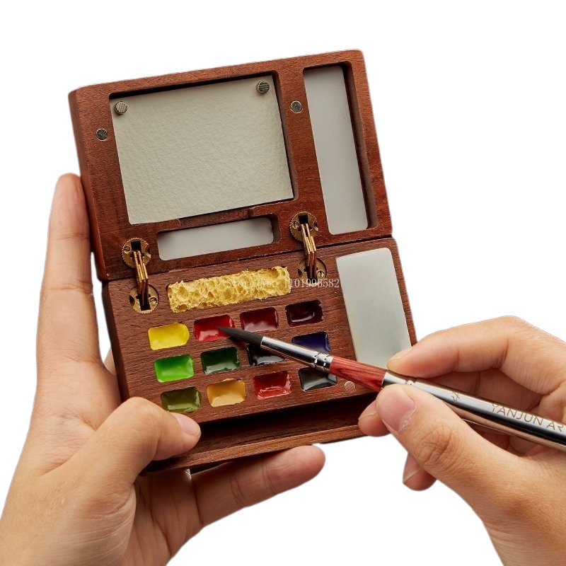 Caja de Pintura Portátil de Ma - Gouache Paint Set reseña y precio