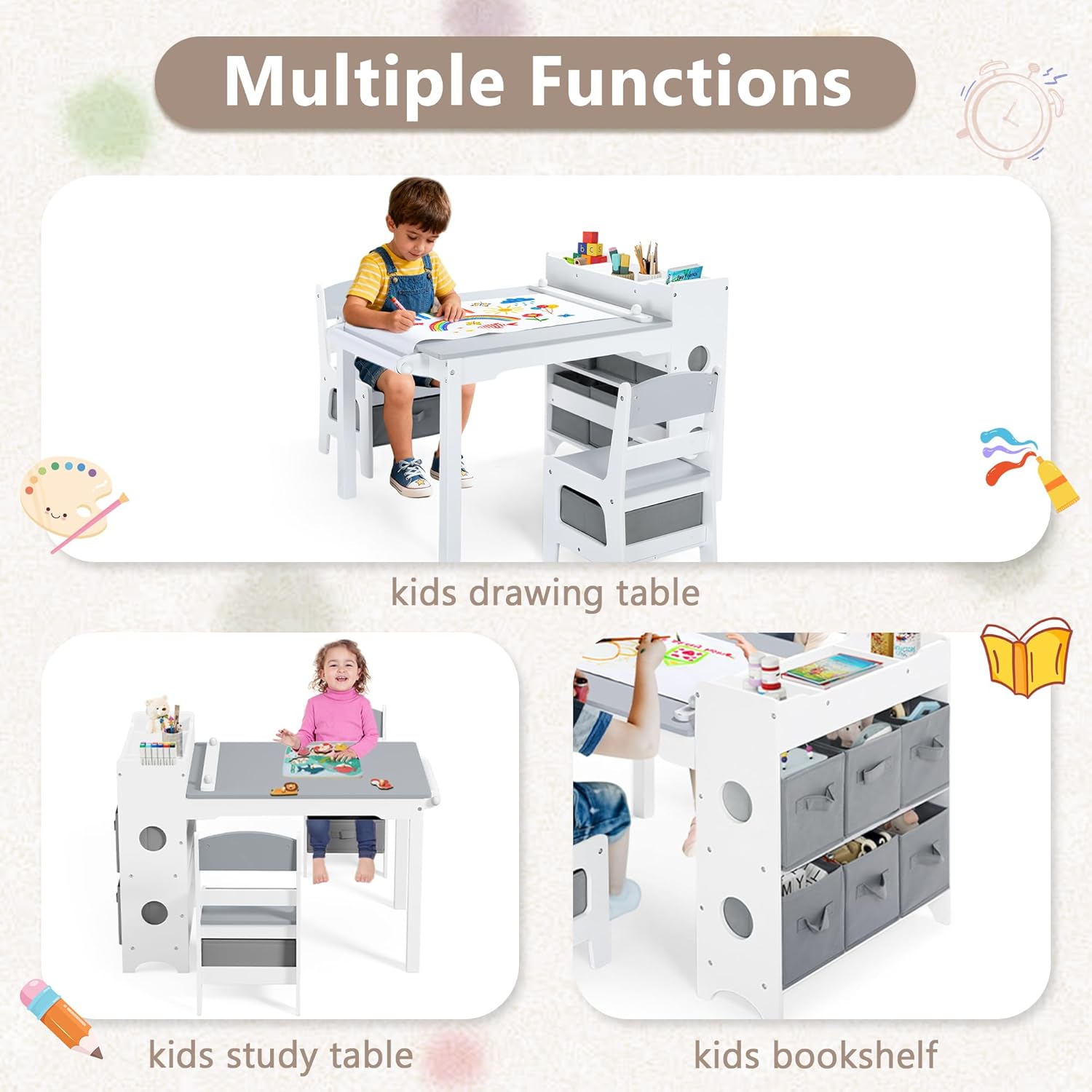 Mesa y Silla de Arte para Niño - Art And Craft For Nursery reseña y precio
