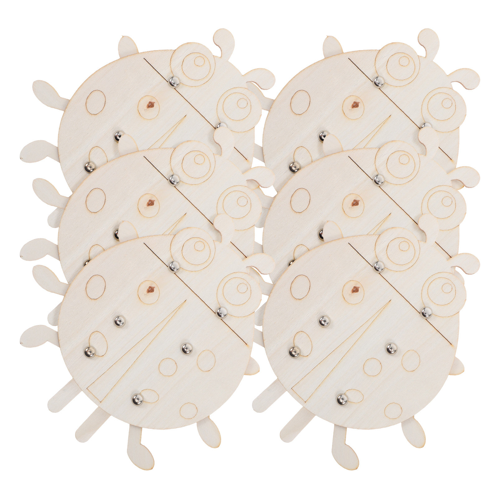 6 piezas de figuras de mariqui - Art And Craft For Nursery reseña y precio