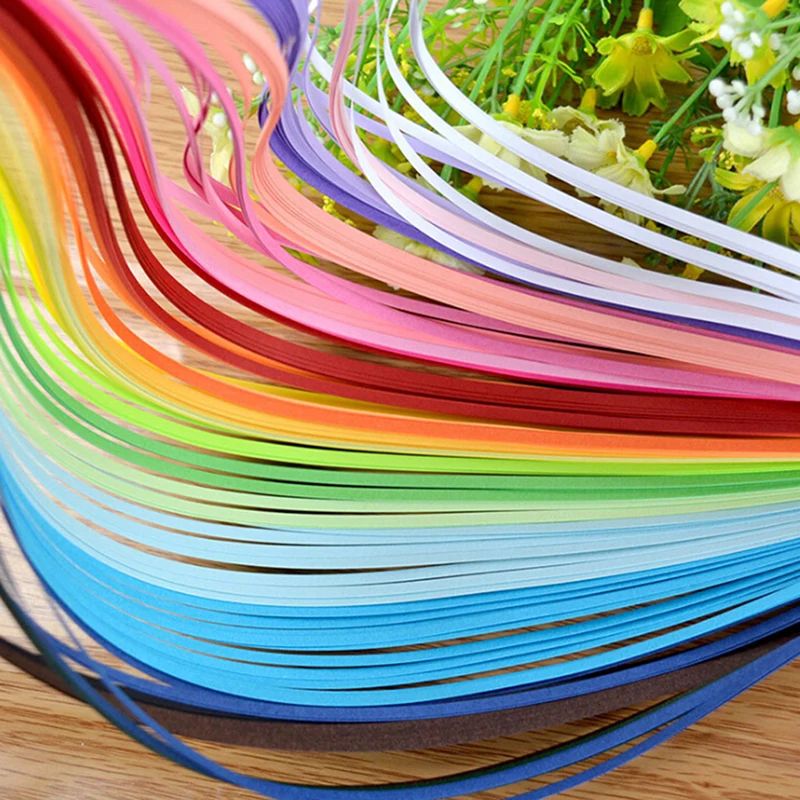 600 Tiras de Papel Arcoíris pa - Art Quilling Craft reseña y precio