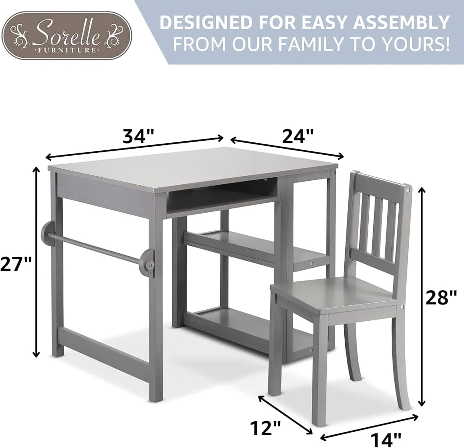 Mesa y Silla de Juego para Niñ - Art And Craft For Nursery reseña y precio