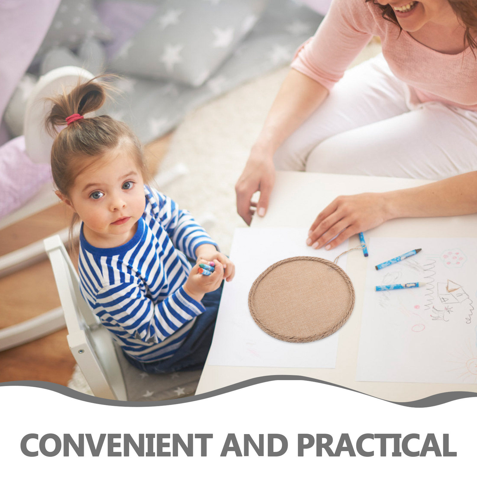 4 paneles de lienzo de arpille - Art And Craft For Nursery reseña y precio