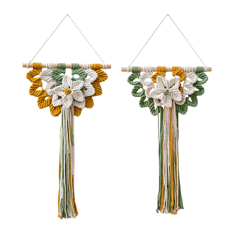 Tapiz Tejido Boho con Diseño G - Art And Craft For Nursery reseña y precio