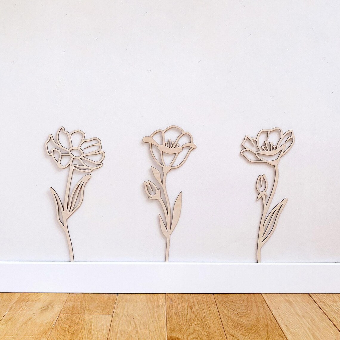 Decoración de pared con flores - Art And Craft For Nursery reseña y precio