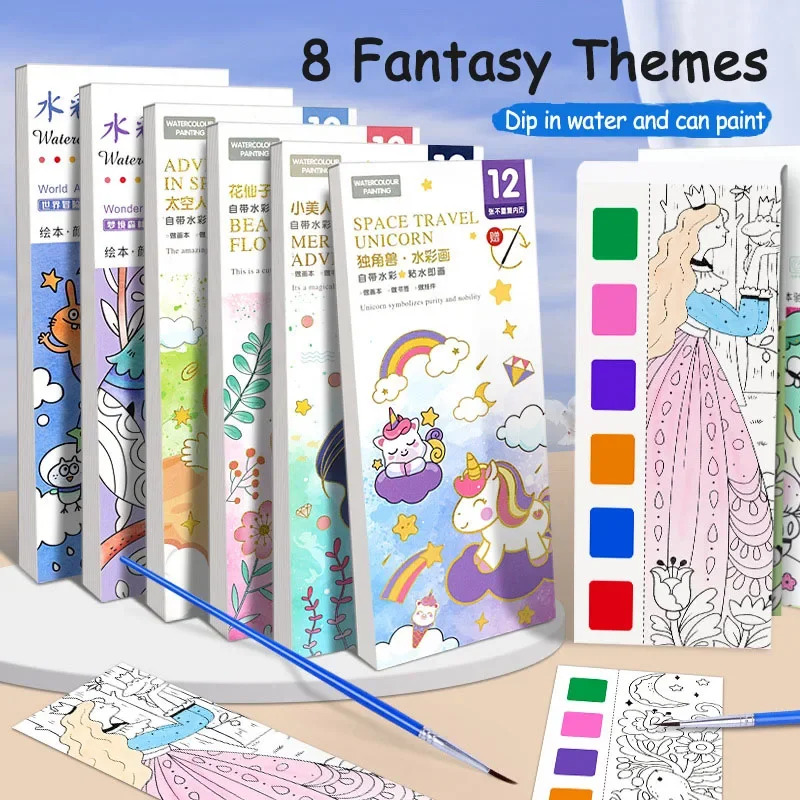Juego de libros de acuarela po - Gouache Paint Set reseña y precio