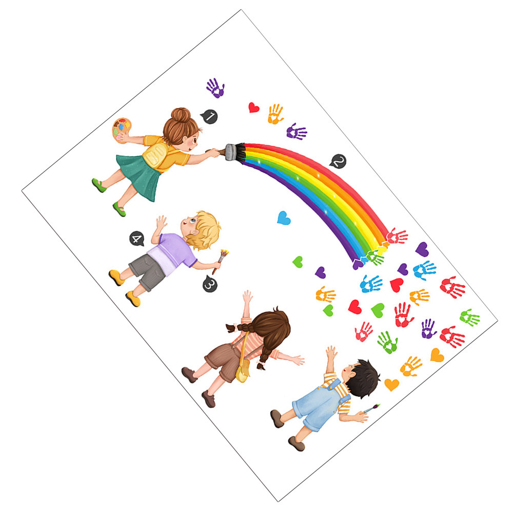 Decoración de Pared Arcoíris D - Art And Craft For Nursery reseña y precio