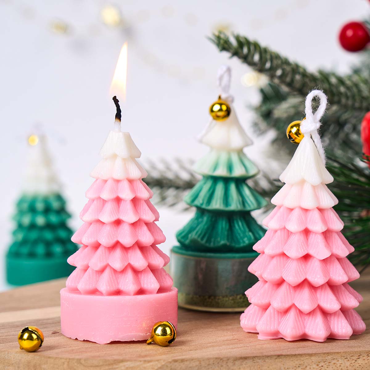 Molde de silicona 3D para árbo - Art Craft Christmas Tree reseña y precio