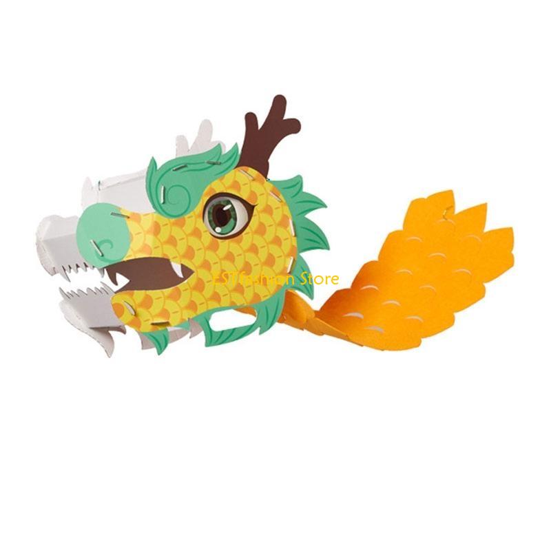 Y5GC hecho a mano 3D dragón pa - Art Craft New Year reseña y precio
