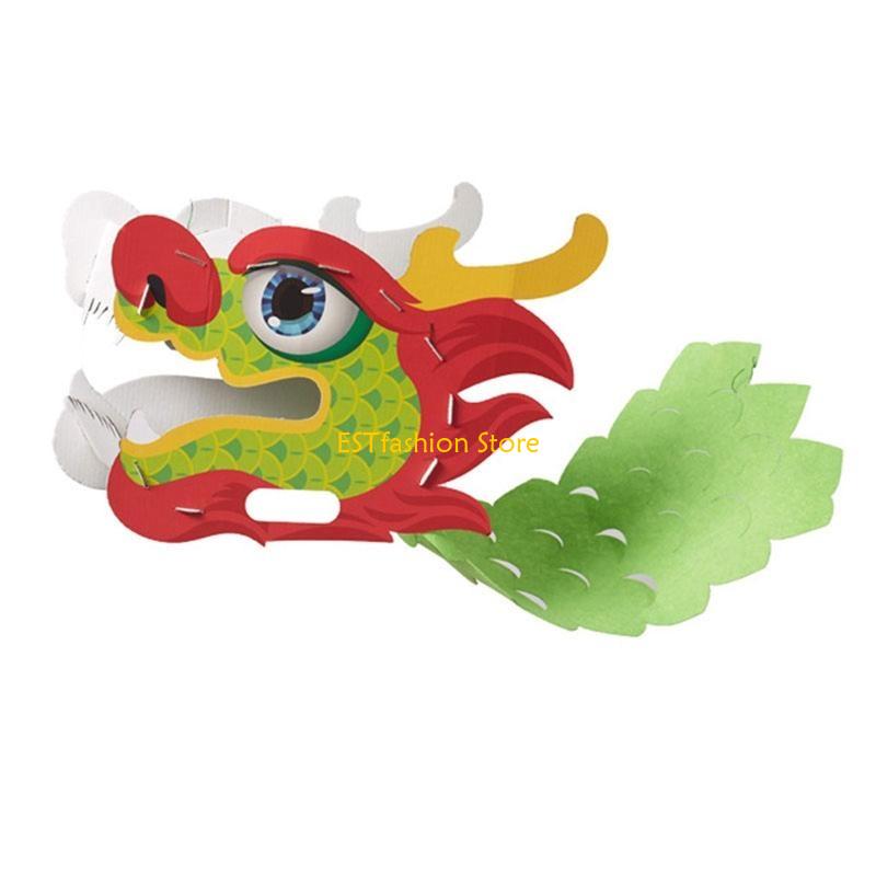 Y5GC hecho a mano 3D dragón pa - Art Craft New Year reseña y precio